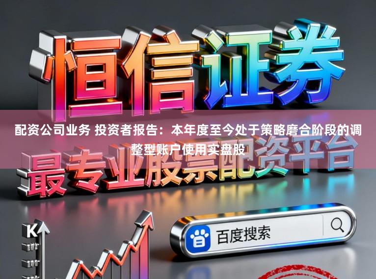 配资公司业务 投资者报告：本年度至今处于策略磨合阶段的调整型账户使用实盘股
