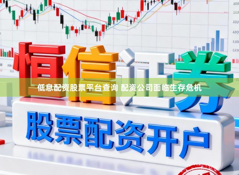 低息配资股票平台查询 配资公司面临生存危机